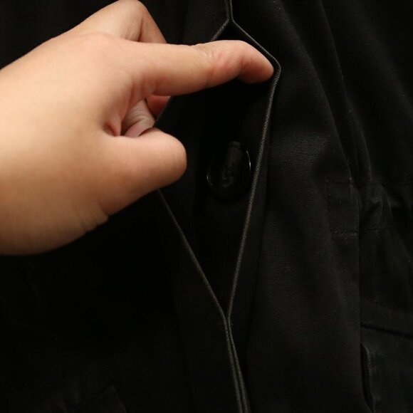 COMMUNITY Parka Aritzia Anion  Faux Fur-lined Hooded Winter Coat Black - Picture 8 of 10